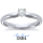The Great 1884 - 0,30 ct Diamantring in Weissgold