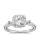 The Queen Diamond 1,00 ct Zentraldiamant + 0,23 ct Haloring in Weissgold