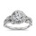 The Queen Diamond 1,00 ct Zentraldiamant + 0,89 ct Haloring in Weissgold