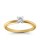 Original Empire 0,20 ct Diamantring in Gelbgold