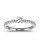 The Queen Diamond - 0,20 ct Zentraldiamant + 0,60 ct Seitensteine Diamantring in Weissgold