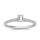 The Queen Diamond - 0,20 ct Zentraldiamant + 0,42 ct Seitensteine Diamantring in Weissgold