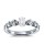 The Queen Diamond - 0,30 ct Zentraldiamant + 0,70 ct Seitensteine Diamantring in Weissgold