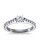 The Queen Diamond - 0,30 ct Zentraldiamant + 0,70 ct Seitensteine Diamantring in Weissgold