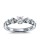 The Queen Diamond - 0,30 ct Zentraldiamant + 0,70 ct Seitensteine Diamantring in Weissgold