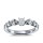 The Queen Diamond - 0,30 ct Zentraldiamant + 0,70 ct Seitensteine Diamantring in Weissgold