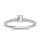 The Queen Diamond - 0,30 ct Zentraldiamant + 0,42 ct Seitensteine Diamantring in Weissgold