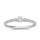 The Queen Diamond - 0,20 ct Zentraldiamant + 0,42 ct Seitensteine Diamantring in Weissgold