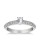 The Queen Diamond - 0,20 ct Zentraldiamant + 0,64 ct Seitensteine Diamantring in Weissgold