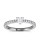 The Queen Diamond - 0,20 ct Zentraldiamant + 0,36 ct Seitensteine Diamantring in Weissgold
