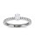 The Queen Diamond - 0,20 ct Zentraldiamant + 0,36 ct Seitensteine Diamantring in Weissgold