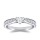 The Queen Diamond - 0,20 ct Zentraldiamant + 0,48 ct Seitensteine Diamantring in Weissgold