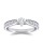 The Queen Diamond - 0,20 ct Zentraldiamant + 0,48 ct Seitensteine Diamantring in Weissgold