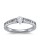 The Queen Diamond - 0,20 ct Zentraldiamant + 0,40 ct Seitensteine Diamantring in Weissgold