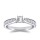 The Queen Diamond - 0,20 ct Zentraldiamant + 0,48 ct Seitensteine Diamantring in Weissgold