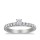 The Queen Diamond - 0,20 ct Zentraldiamant + 0,60 ct Seitensteine Diamantring in Weissgold