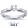 The Great 1884 - 0,40 ct Diamantring in Weissgold