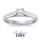 The Great 1884 - 0,50 ct Diamantring in Weissgold