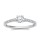 The Queen Diamond - 0,50 ct Zentraldiamant + 0,42 ct Seitensteine Diamantring in Weissgold