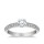 The Queen Diamond - 0,50 ct Zentraldiamant + 0,64 ct Seitensteine Diamantring in Weissgold