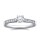 The Queen Diamond - 0,40 ct Zentraldiamant + 0,60 ct Seitensteine Diamantring in Weissgold
