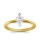 Original Empire 0,40 ct Diamantring in Gelbgold