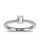 The Queen Diamond - 0,50 ct Zentraldiamant + 0,60 ct Seitensteine Diamantring in Weissgold