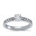 The Queen Diamond - 0,40 ct Zentraldiamant + 0,60 ct Seitensteine Diamantring in Weissgold