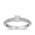 The Queen Diamond - 0,50 ct Zentraldiamant + 0,64 ct Seitensteine Diamantring in Weissgold