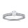 The Queen Diamond - 0,40 ct Zentraldiamant + 0,60 ct Seitensteine Diamantring in Weissgold