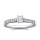 The Queen Diamond - 0,50 ct Zentraldiamant + 0,60 ct Seitensteine Diamantring in Weissgold