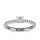 The Queen Diamond - 0,40 ct Zentraldiamant + 0,36 ct Seitensteine Diamantring in Weissgold