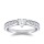 The Queen Diamond - 0,50 ct Zentraldiamant + 0,48 ct Seitensteine Diamantring in Weissgold