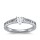 The Queen Diamond - 0,40 ct Zentraldiamant + 0,40 ct Seitensteine Diamantring in Weissgold