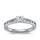 The Queen Diamond - 0,40 ct Zentraldiamant + 0,40 ct Seitensteine Diamantring in Weissgold