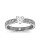 The Queen Diamond - 0,50 ct Zentraldiamant + 0,48 ct Seitensteine Diamantring in Weissgold