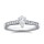 The Queen Diamond - 0,50 ct Zentraldiamant + 0,60 ct Seitensteine Diamantring in Weissgold