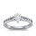 The Queen Diamond - 0,70 ct Zentraldiamant + 0,40 ct Seitensteine Diamantring in Weissgold