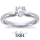 The Great 1884 - 0,70 ct Diamantring in Weissgold