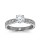 The Queen Diamond - 0,70 ct Zentraldiamant + 0,48 ct Seitensteine Diamantring in Weissgold
