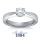 The Great 1884 - 0,70 ct Diamantring in Weissgold
