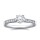 The Queen Diamond - 0,70 ct Zentraldiamant + 0,60 ct Seitensteine Diamantring in Weissgold