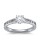 The Queen Diamond - 0,70 ct Zentraldiamant + 0,40 ct Seitensteine Diamantring in Weissgold