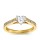 The Queen Diamond - 0,70 ct Zentraldiamant + 0,48 ct Seitensteine Diamantring in Gelbgold