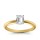Original Empire 0,70 ct Diamantring in Gelbgold