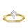 Original Empire 0,70 ct Diamantring in Gelbgold