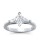 The Queen Diamond - 0,70 ct Zentraldiamant + 0,30 ct Seitensteine Diamantring in Weissgold