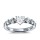 The Queen Diamond - 0,70 ct Zentraldiamant + 0,70 ct Seitensteine Diamantring in Weissgold