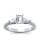 The Queen Diamond - 0,70 ct Zentraldiamant + 0,30 ct Seitensteine Diamantring in Weissgold