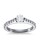 The Queen Diamond - 0,70 ct Zentraldiamant + 0,70 ct Seitensteine Diamantring in Weissgold